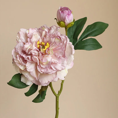 Grande Pivoine Artificielle en Soie – Bouquet de Fausses Pivoines de Haute Qualité avec Tige, Fleur Artificielle Style Européen pour Décoration de Mariage, Décoration Intérieure et Arrangements Floraux DIY