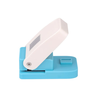 Perforadora de palanca para manualidades con diseño de sello postal rectangular de 1 x 0.8 pulgadas – Perforadora de papel para álbumes de recortes, tarjetas y manualidades de papel.