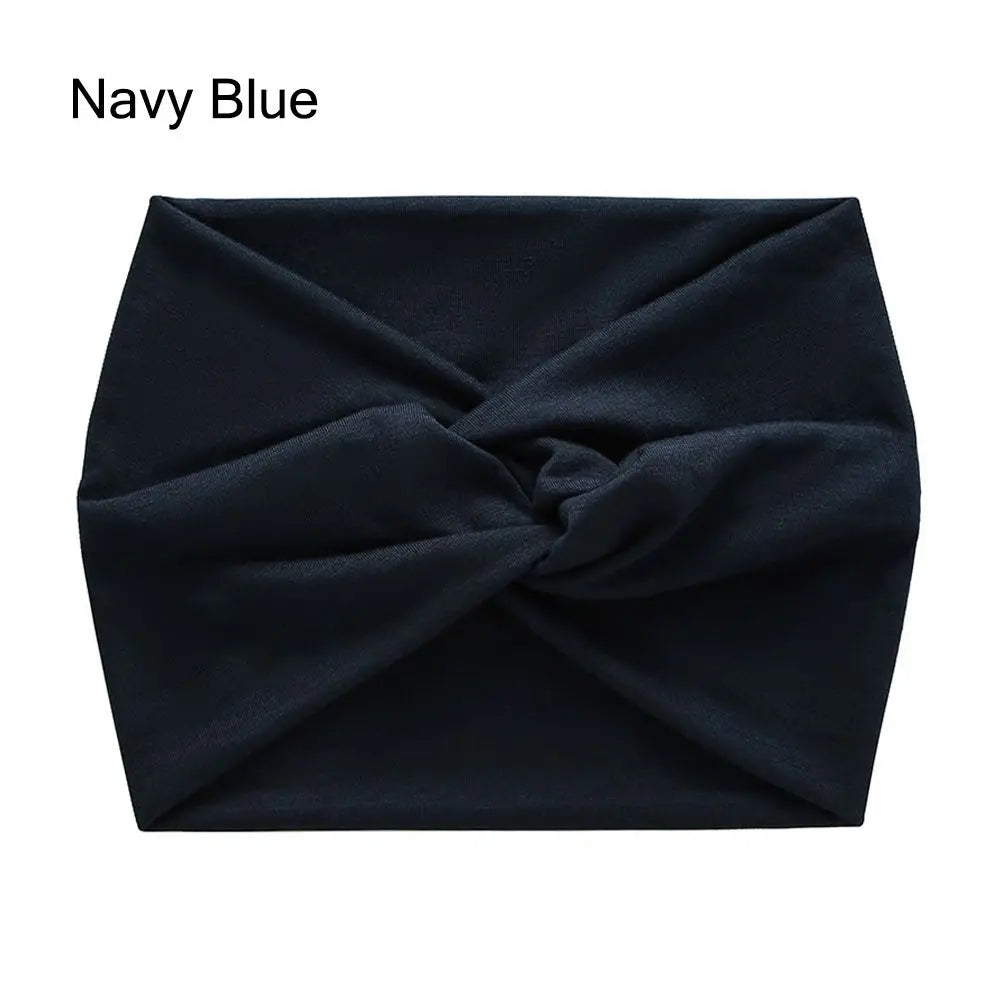 Extra Large Twisted Headband – Thick Wide Turban Hair Wrap for Women | Workout Yoga Fashion Hair Accessories