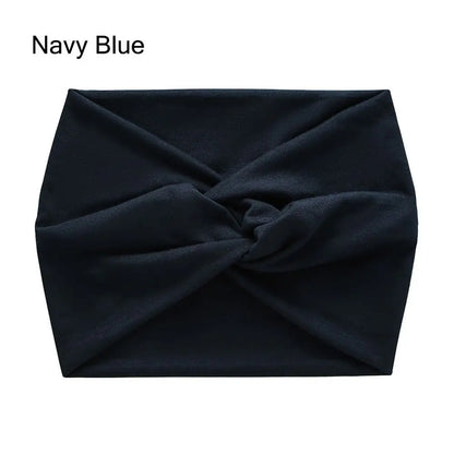 Extra Large Twisted Headband – Thick Wide Turban Hair Wrap for Women | Workout Yoga Fashion Hair Accessories