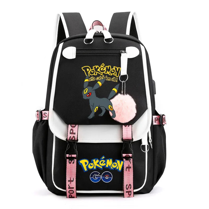 Sac à dos pour enfants grande capacité inspiré des animes | Cartable pour garçons et filles avec compartiment pour ordinateur portable