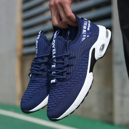 Men's Breathable Mesh Sneakers Lightweight Casual Walking Running Sports Shoes