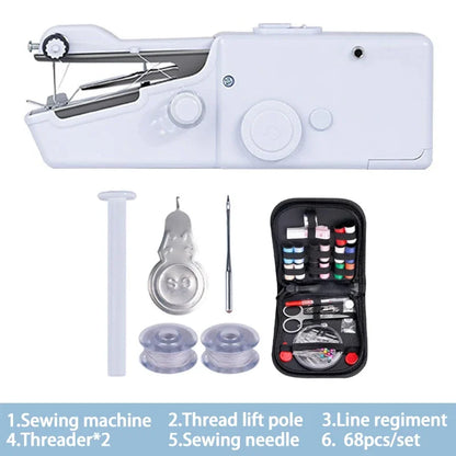 Mini Machine à Coudre Portable – Outil de Couture Rapide sans Fil pour Réparations de Vêtements et Projets de Bricolage