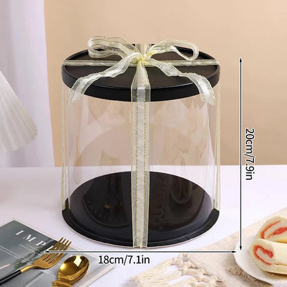 Boîte Cadeau Transparente pour Gâteaux, pour Boulangeries, Desserts, Mariages, Anniversaires et Emballages de Fête