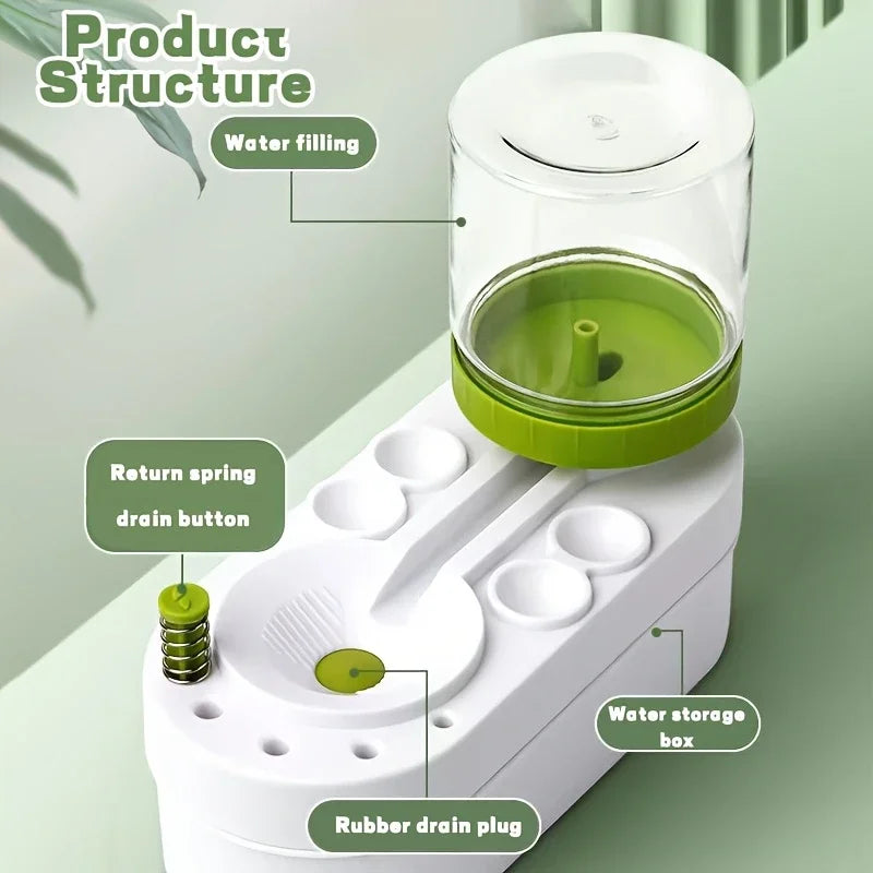 Automatic Paintbrush Cleaner Machine – Recirculating Brush Wash System for Watercolor, Acrylic & Oil Artists