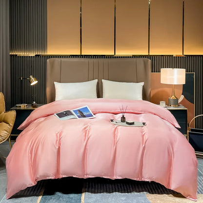 Natural Mulberry Silk Duvet Cover – Soft Luxury Comforter Cover for Single, Double, Queen & King Beds