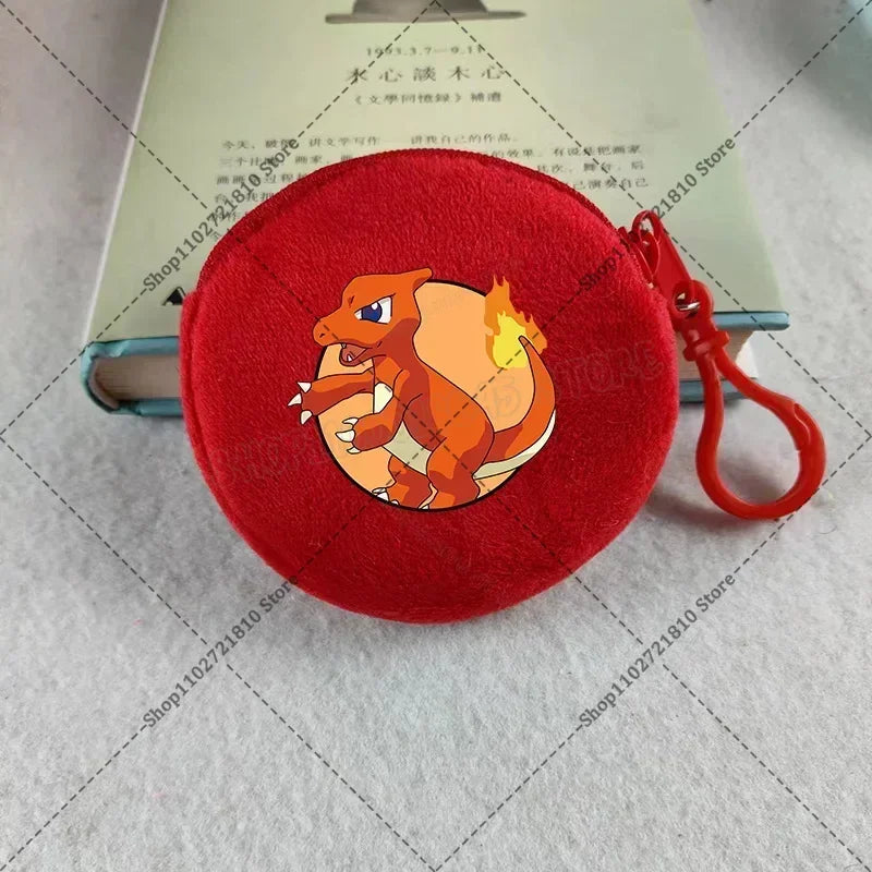 Pokémon Coin Purse – Pikachu, Eevee & Charizard Mini Zipper Wallet