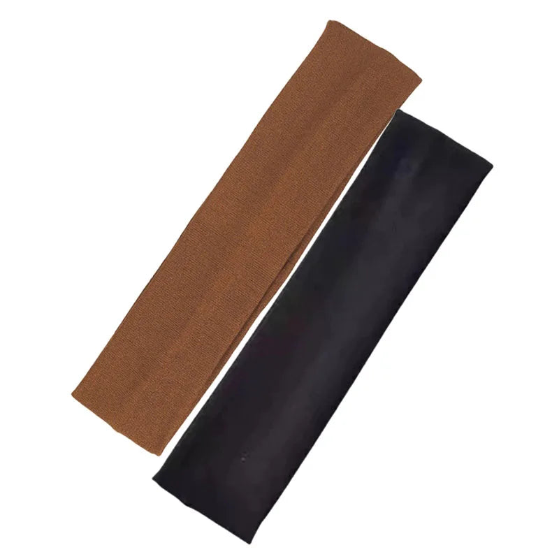 2 Diademas deportivas para yoga – Bandas elásticas absorbentes del sudor para el pelo de hombres y mujeres | Accesorios para el pelo para entrenamientos de fitness y gimnasio
