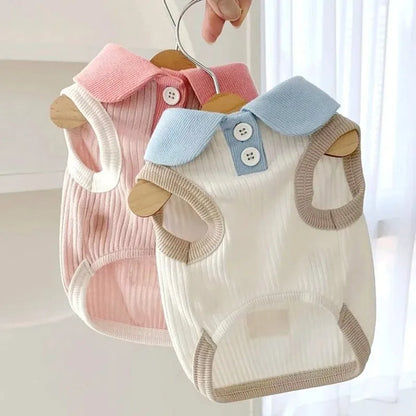 Camiseta de verano para perros, ligera, para cachorros, ropa transpirable para mascotas, camiseta para perros pequeños, ropa de primavera para perros