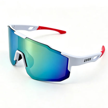 Aero Cycling Sunglasses – Men's & Women's Sports Eyewear for Road Biking, Mountain Bike Racing & Outdoor Cycling, Protective Case Included