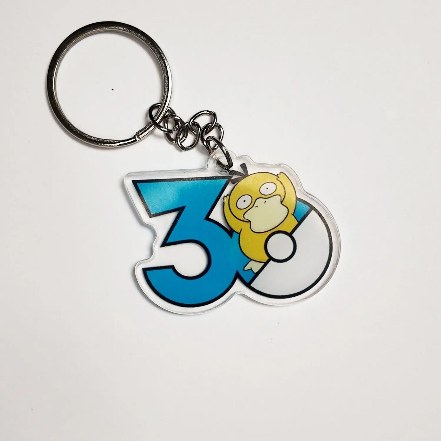 Pokémon 30th Anniversary Acrylic Keychain – Captain Pikachu, Eevee & Eeveelutions (50 Styles)
