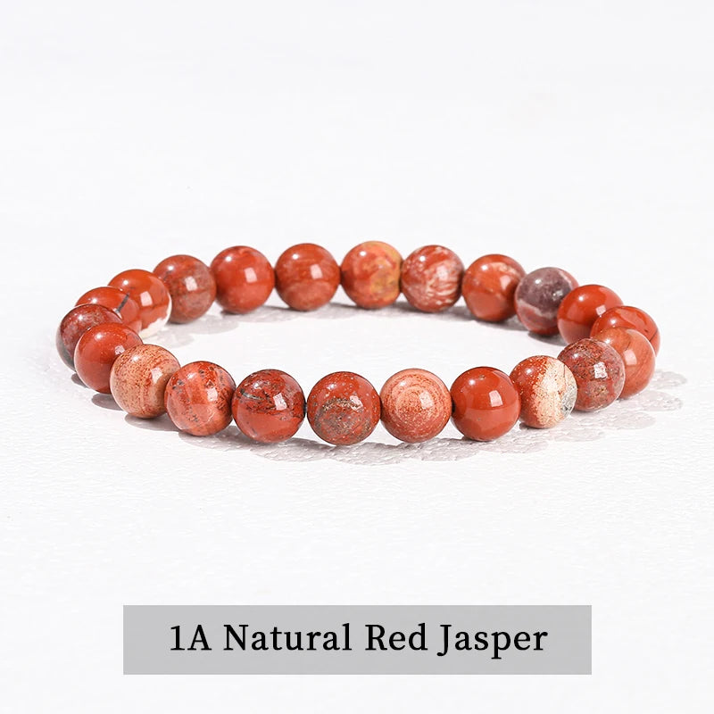 Pulsera de piedra obsidiana negra natural – Joyería ajustable de cuentas de cristal para hombres y mujeres, regalo de moda y accesorio de estilo energético