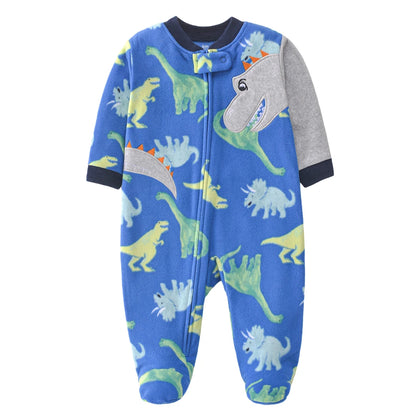 2026 Unisex Baby Fleece Romper – Warm Winter Jumpsuit for Newborn Boys & Girls, Soft Infant Clothing for Babies & Toddlers