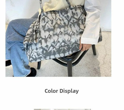 Bolso de yoga unisex de lona de gran capacidad – Bolso de hombro ecológico, Bolso de mano de estilo urbano para gimnasio, fitness, compras, viajes y uso diario