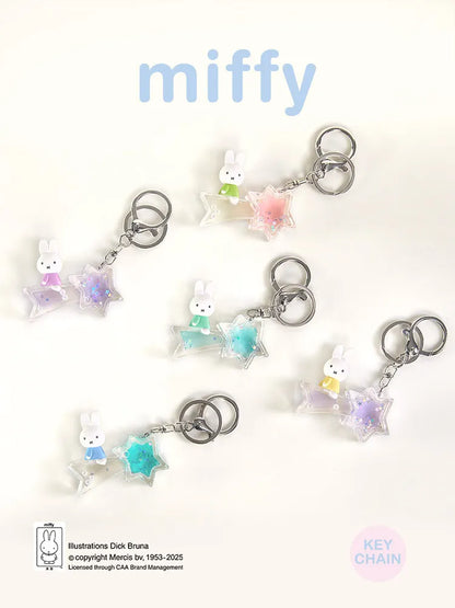 Porte-clés mystère Miffy – Joli pendentif en acrylique motif dessin animé pour sacs, sacs à dos, accessoires et décorations à collectionner