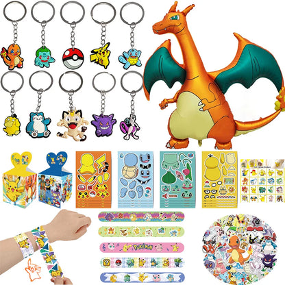 Pokémon Birthday Party Decorations – Huge Charizard & Pikachu Aluminum Foil Balloons for Kids Party Supplies & Guest Gifts