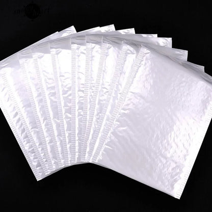 Sobres de burbujas blancos – Sobres de envío acolchados impermeables con autocierre, bolsas de embalaje de burbujas gruesas para envíos seguros (11/15/23 cm)
