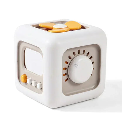 6-in-1 Montessori Busy Cube Sensory Activity Toy Fine Motor Skills Educational Toy for Toddlers