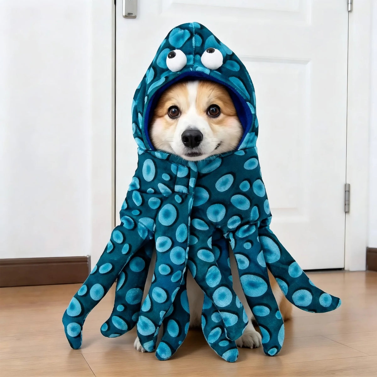 Funny Halloween Pet Transformation Costume – Cute Costume Outfit for Small Dogs & Cats, Creative Pet Clothing for Halloween Parties & Dress-Up