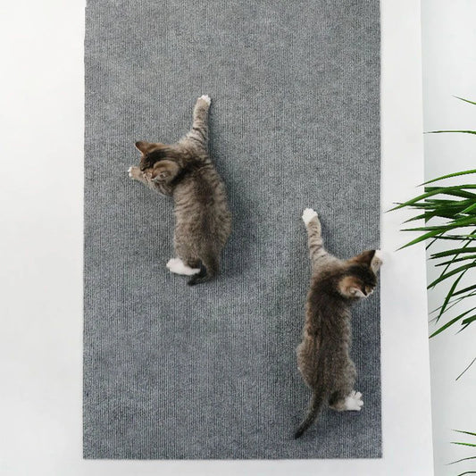 Alfombrilla rascadora autoadhesiva para gatos – Protector de alfombra recortable DIY para paredes, esquinas y muebles