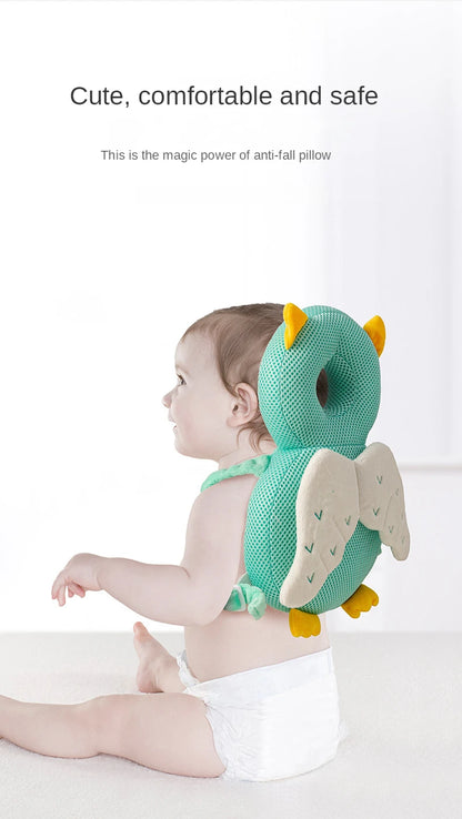Mochila protectora de cabeza para bebé – Cojín de seguridad de abeja ángel para 1-3 años, almohada protectora anticaída