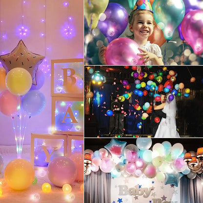 Mini luces LED para globos – Pequeñas luces redondas para globos, bodas, Navidad y decoraciones para fiestas