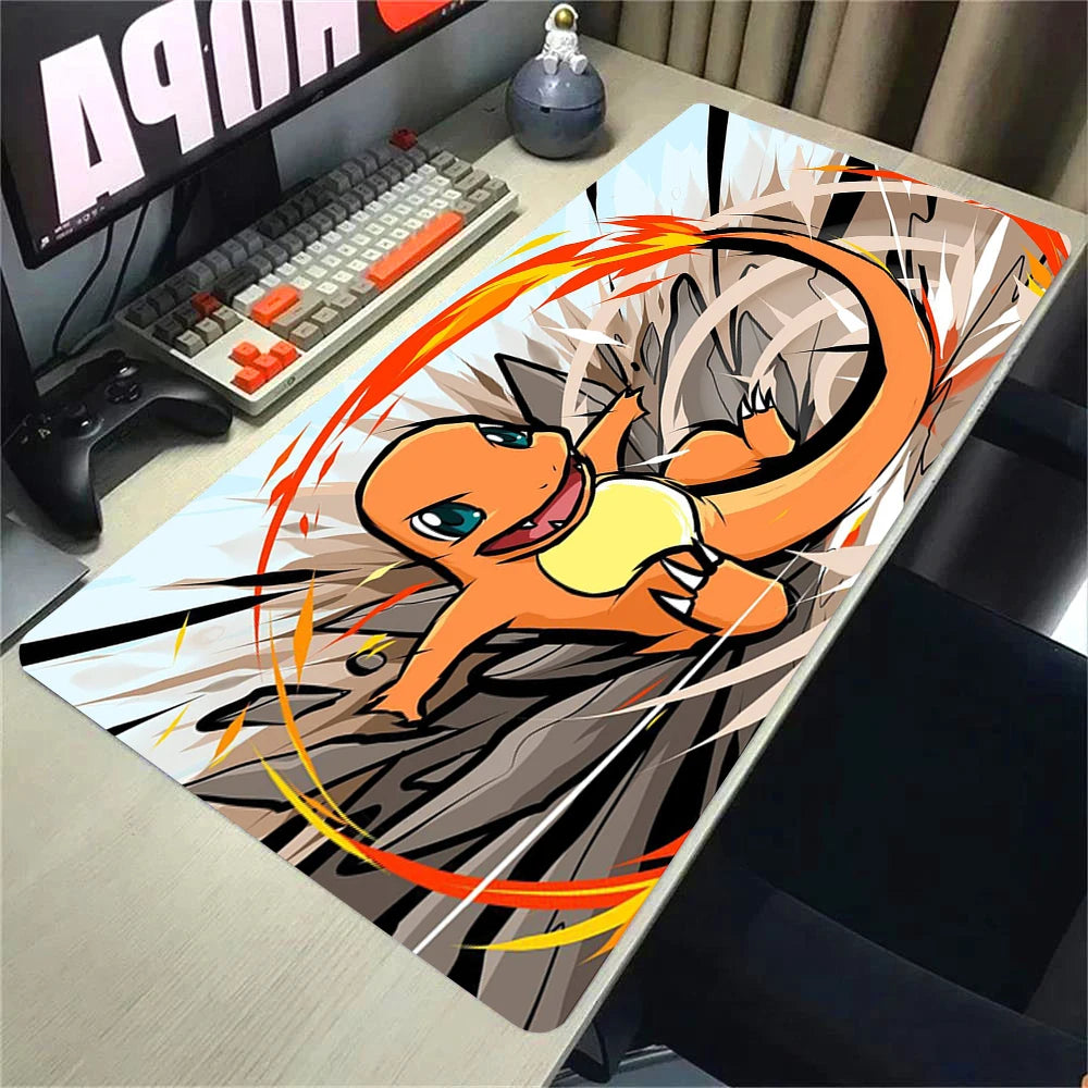 Pokémon XXL Gaming Mouse Pad – 900×400 Extended Anime Desk Mat (Pikachu Cartoon Playmat)