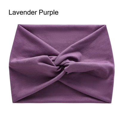 Extra Large Twisted Headband – Thick Wide Turban Hair Wrap for Women | Workout Yoga Fashion Hair Accessories