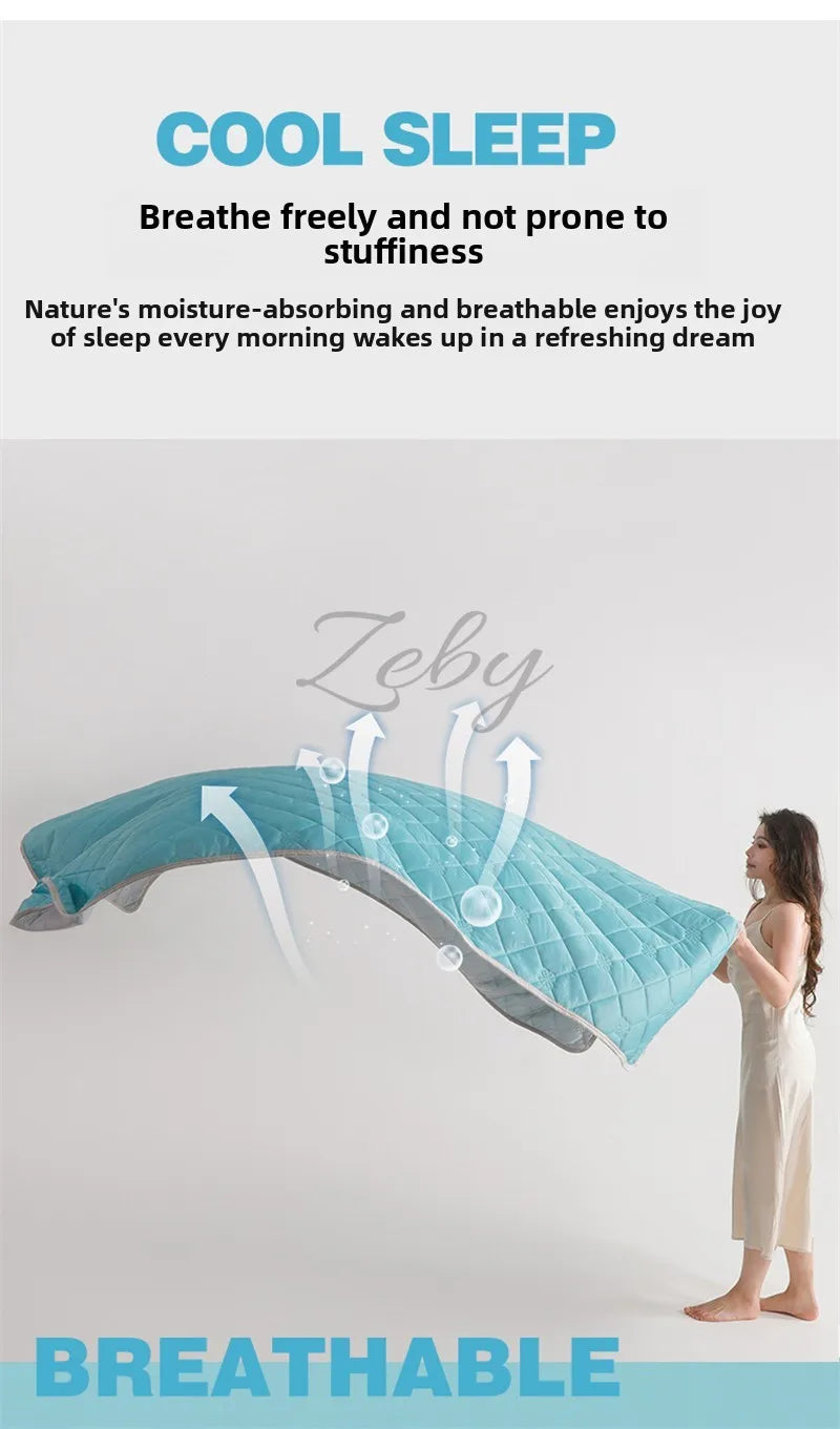 Manta Refrescante de Verano – Colcha Ligera y Transpirable para Cama con Comodidad de Aire Acondicionado