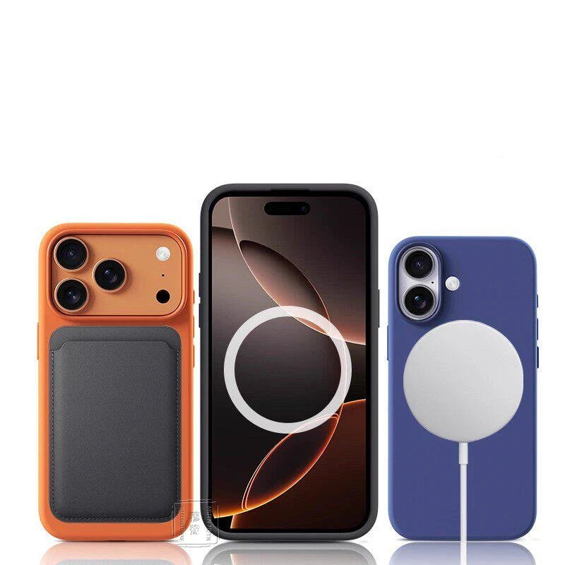 Liquid Silicone Phone Case for iPhone 17 Pro Max – Magnetic Protective Cover with Camera Control & MagSafe Support