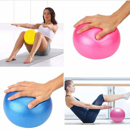 25CM Yoga Pilates Ball – Mini Balance Exercise Fitness Ball for Core Training, Gymnastics, Indoor Workouts & Yoga Equipment