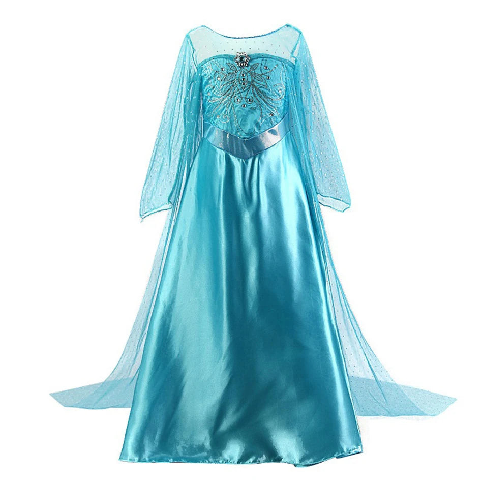 Vestido de disfraz de princesa para niña – Traje de fiesta de cuento de hadas para Halloween, carnaval y regalos de cumpleaños