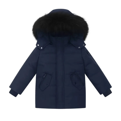 Unisex Winter Parka Coat for Boys, Girls and Men, Matte Family Matching Yeshiva Outerwear, Warm Children’s and Adult Winter Jacket