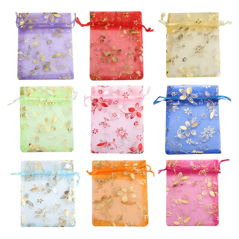 10/25/50PCS Bolsas de Regalo de Seda Satinada con Cordón para Joyas – Bolsitas de Lujo para Bodas, Fiestas, Dulces, Joyas y Empaque de Regalo