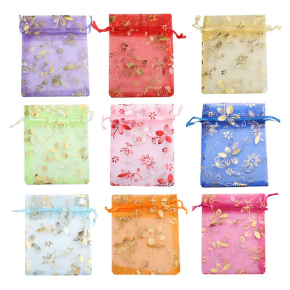 10/25/50PCS Bolsas de Regalo de Seda Satinada con Cordón para Joyas – Bolsitas de Lujo para Bodas, Fiestas, Dulces, Joyas y Empaque de Regalo