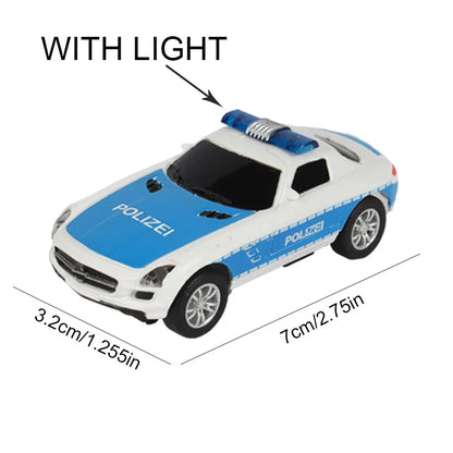 Voiture de slot analogique 1:64 pour Carrera GO et Scalextric – Voiture de course électrique à grande vitesse, véhicule jouet de piste de course de police