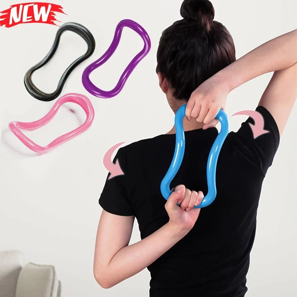 Anillo de Yoga Pilates, Círculo Elástico – Anillo de Resistencia para Ejercicios en Casa, Masaje de Fascia, Tonificación Corporal y Soporte para Ejercicio