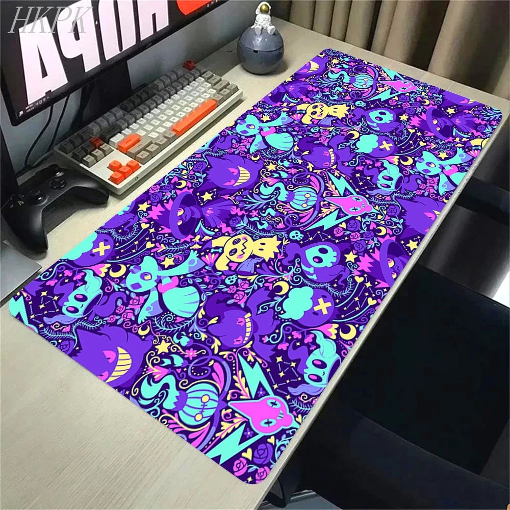 Gengar Gaming Mouse Pad – Large Extended Desk Mat with LockEdge Design for Keyboard & Computer Setup
