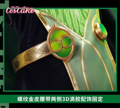 Lady Loki Cosplay Costume Set – Loki Laufeyson “God of Lies / God of Evil” Female Version Full Outfit (Game Cosplay Series with Accessories)