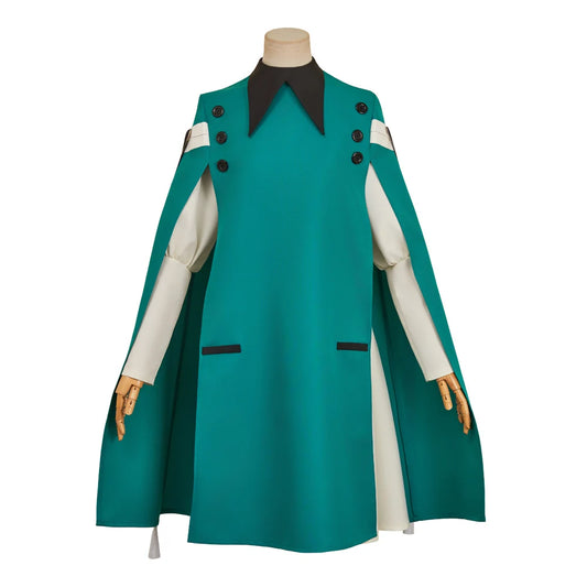 Costume de sorcière Coco Cosplay – Tenue d'atelier Anime 2025 pour femmes adultes (ensemble robe, cape, ceinture et chapeau, déguisement pour Halloween/Carnaval)