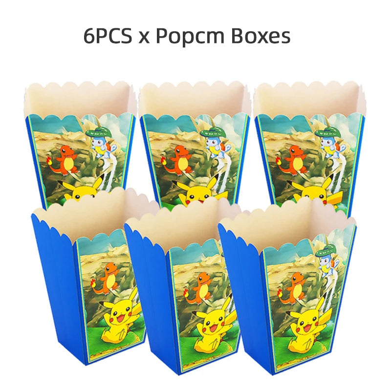 Pokémon Birthday Gift Bags – Pikachu Candy Loot Bags for Party Decorations, Goody Bags & Fillers Supplies