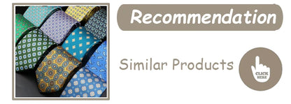 Men's 7.5cm Soft Silk Necktie – Floral & Dot Pattern Tie for Weddings, Business, Parties & Formal Wear