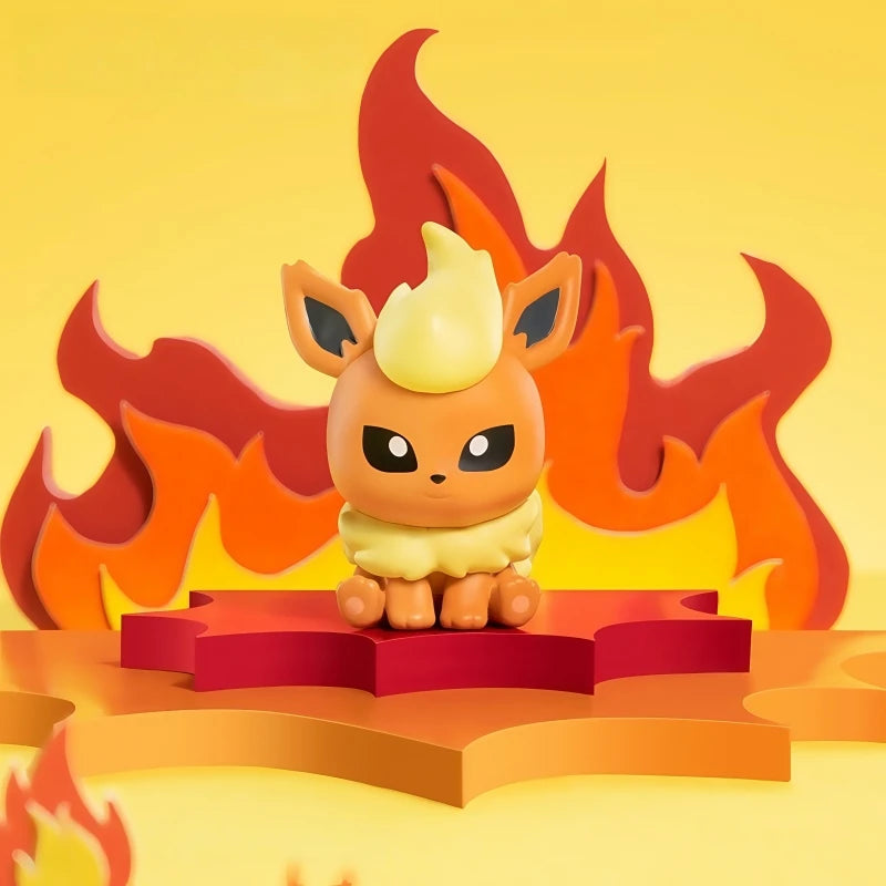 Pokémon Anime Poké Ball Action Figures – Mini Dolls (Dragonite, Sylveon, Gengar, Vulpix) Genuine Original Model Ornament Toy Gift