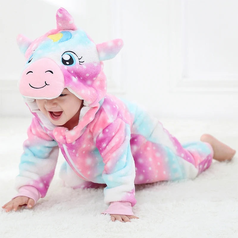 Wholesale Baby Costume Rompers – Winter Flannel Jumpsuit One-Piece for Girls & Boys, Toddlers & Kids