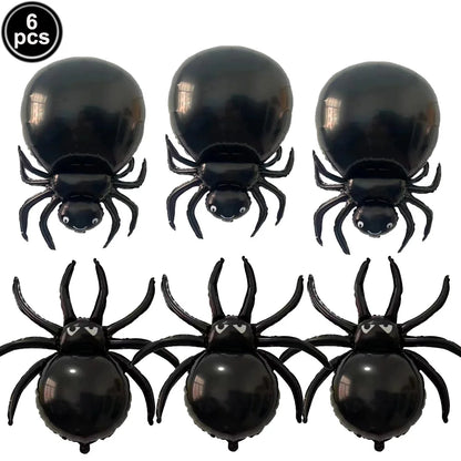 Large Halloween Standing Foil Balloons – Haunted House, Castle, Skull, Coffin & Witch Mylar Balloons for Halloween Party Decorations