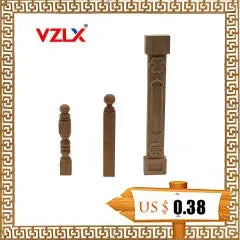 Appliques décoratives en bois moulé – Boiseries murales sculptées pour meubles, armoires, coins et décoration intérieure
