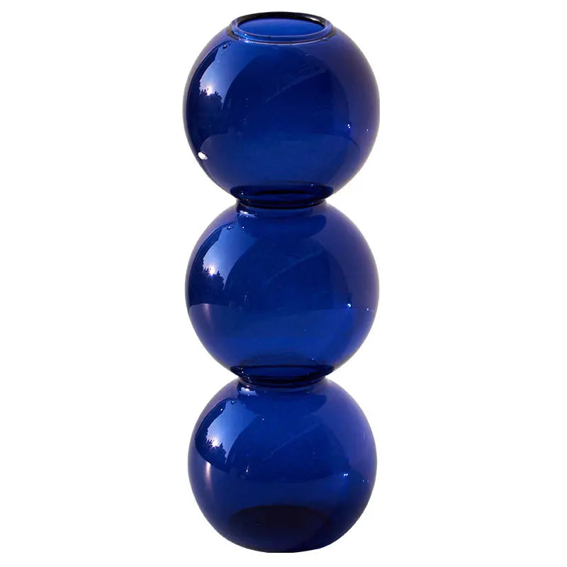 Nordic Glass Flower Vase – Decorative Terrarium Planter for Home, Living Room & Office Décor