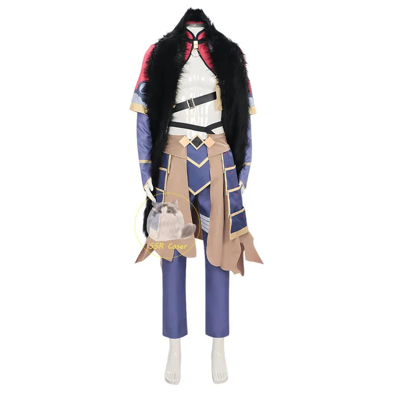 Cosmic Princess Kaguya Inspired Cosplay Costume – Komazawa Rai Mikado Akira Uniform Set with Wig for Men Halloween, Carnival & Roleplay Party