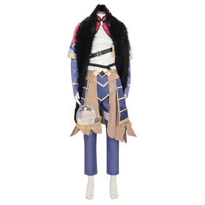Cosmic Princess Kaguya Inspired Cosplay Costume – Komazawa Rai Mikado Akira Uniform Set with Wig for Men Halloween, Carnival & Roleplay Party