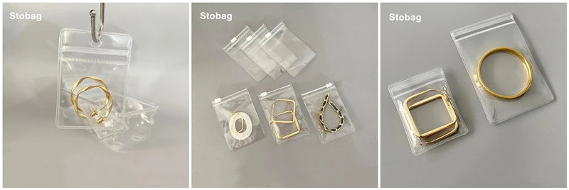 Bolsas de celofán transparentes StoBag – Bolsas de plástico transparentes para regalos, dulces, galletas, recuerdos de fiesta, bodas, Navidad y empaques de regalo